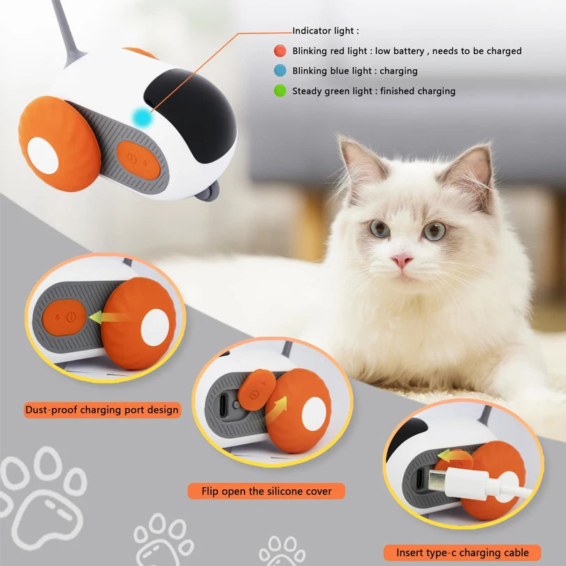 Smart Interactive Cat Car Toy