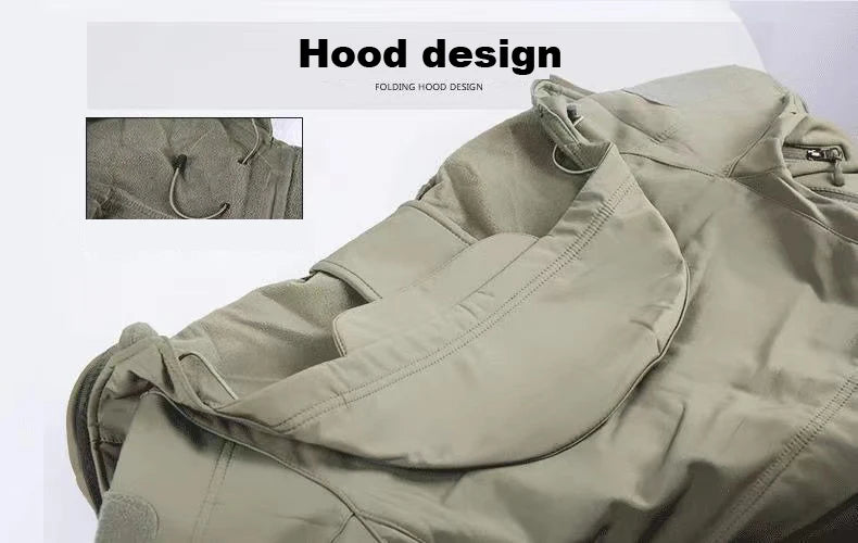 Men's Winter Tactical Softshell Cargo Pants